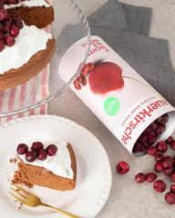 Cerises amères lyophilisées BUAH® | Cerises amères entières comme collation ou pour le muesli | Substitut idéal aux bonbons | Vegan et sans sucre ajouté | 135g de produits déshydratés Naty Shop