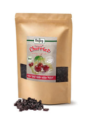 Cerises Biojoy séchées (1 kg), dénoyautées et non soufrées, produits déshydratés Naty Shop