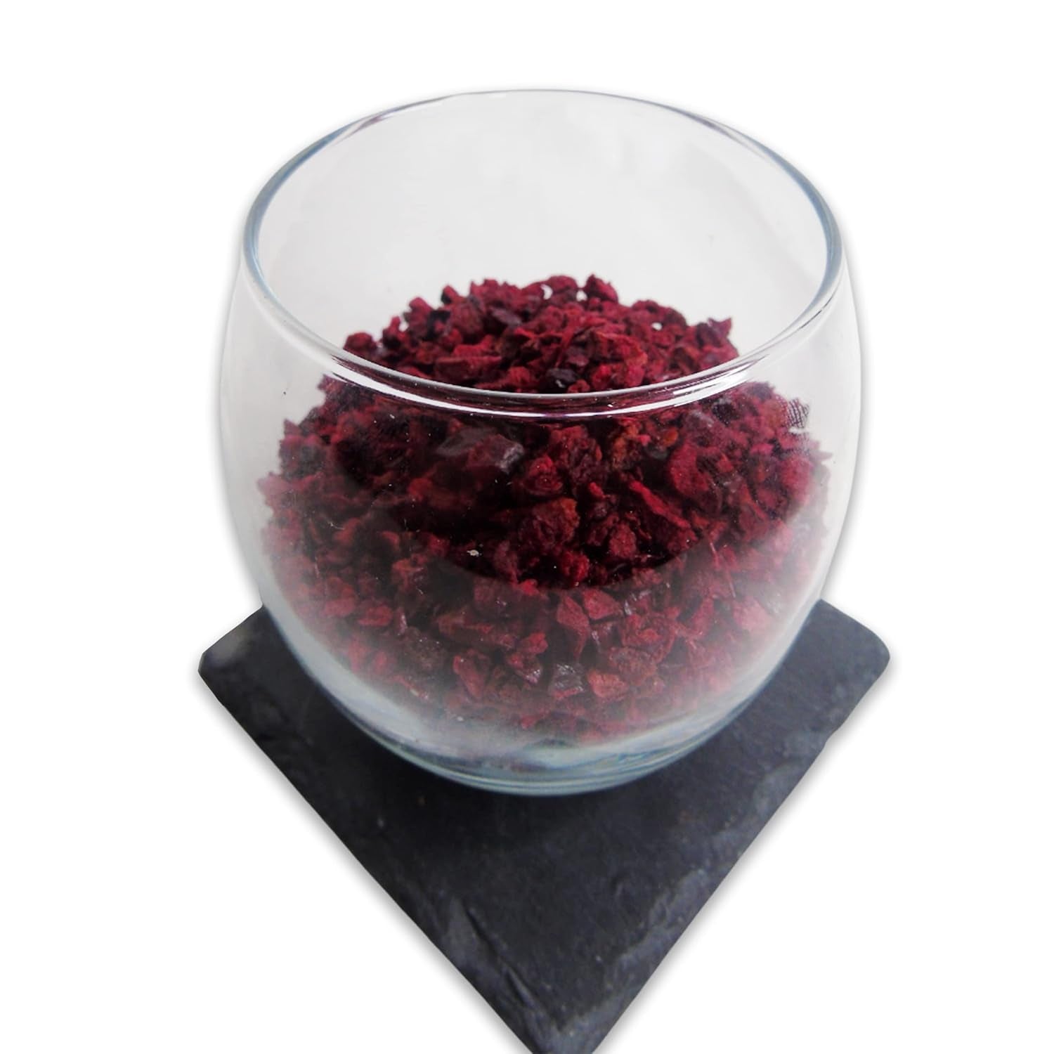 Morceaux de cerises lyophilisées 100g - Fruits lyophilisés - Fruits secs lyophilisés - Cerises amères séchées - Parfait pour la pâtisserie, la décoration des gâteaux, snacks, muesli et desserts Produits déshydratés Naty Shop
