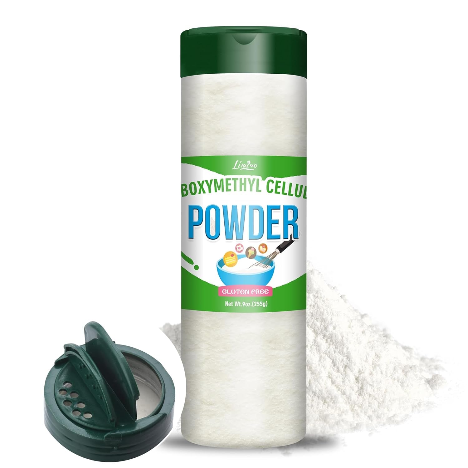 Poudre CMC 255 g - Poudre CMC 100 % pure, épaississant alimentaire, stabilisateur de crème glacée, poudre Tylo pour fondant, gâteaux, crème glacée, aliments surgelés, bonbons, yaourt, pâte à sucre Naty Shop Pâte à sucre Titre par défaut