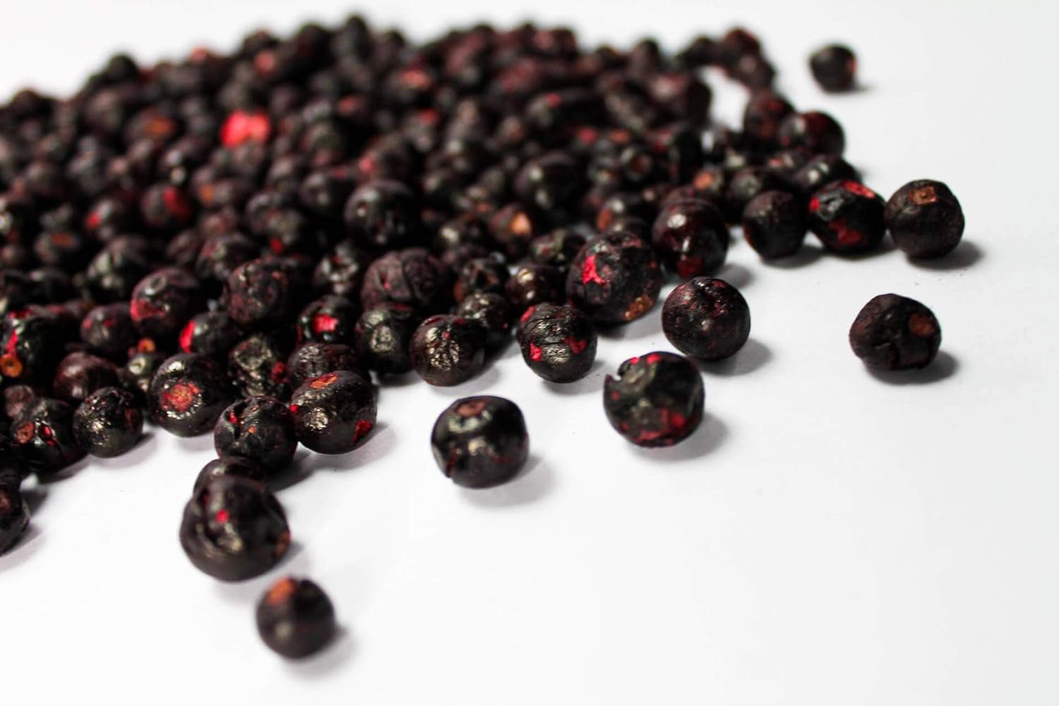 Cassis lyophilisés 250g - Fruits lyophilisés - Fruits secs lyophilisés - Cassis séchés pour pâtisserie, muesli, décoration gâteaux, desserts Produits déshydratés Naty Shop