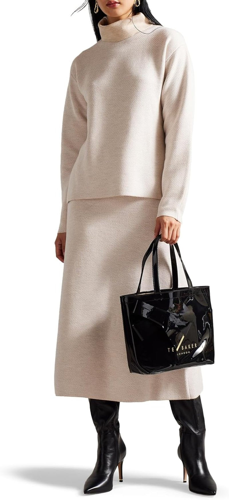 Ted Baker Nikicon Vinyl Bow Shopper Sacs Femme Naty Shop