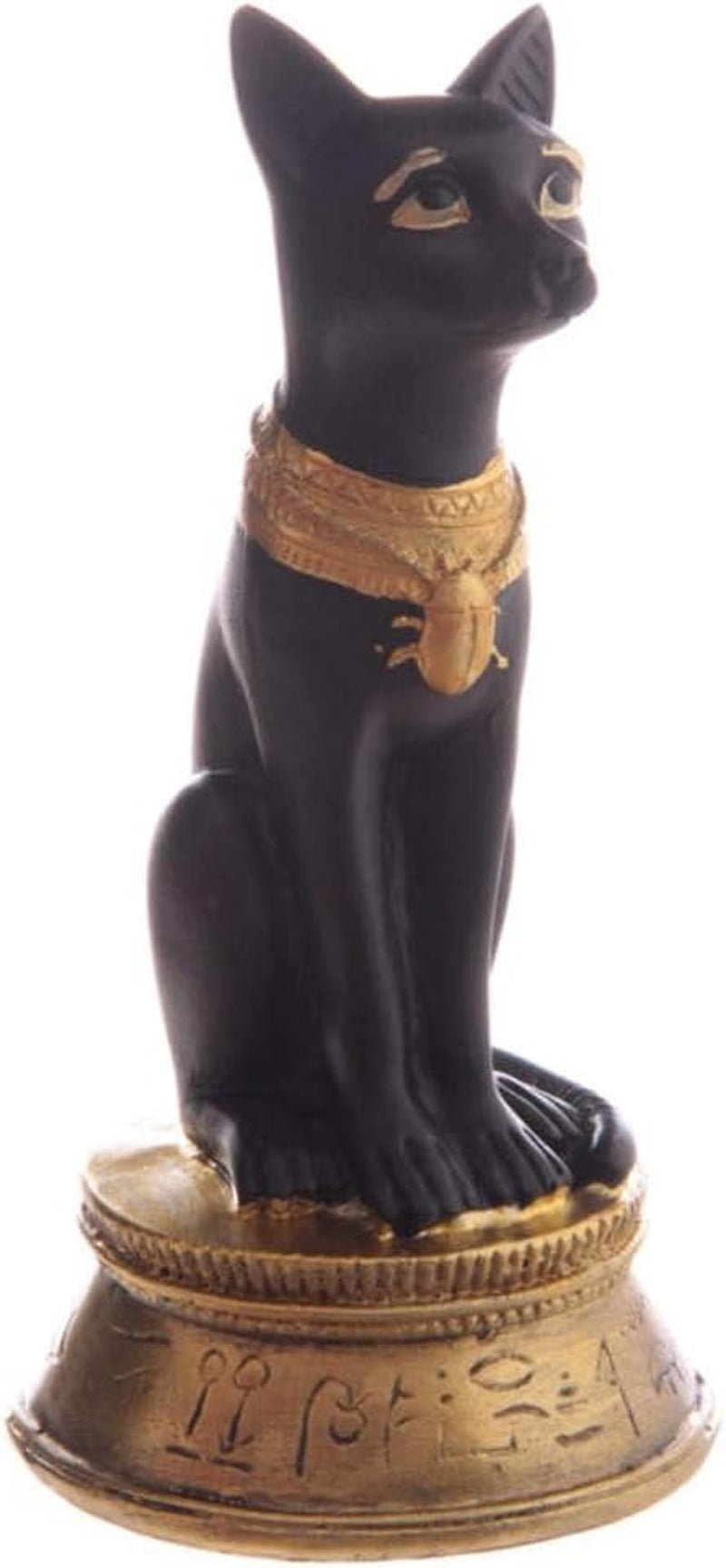 Boîte à bijoux égyptienne en or avec sarcophage de Toutankhamon et statuettes et sculptures de momie ES45 Naty Shop Petites figurines décoratives en raphia noir et doré