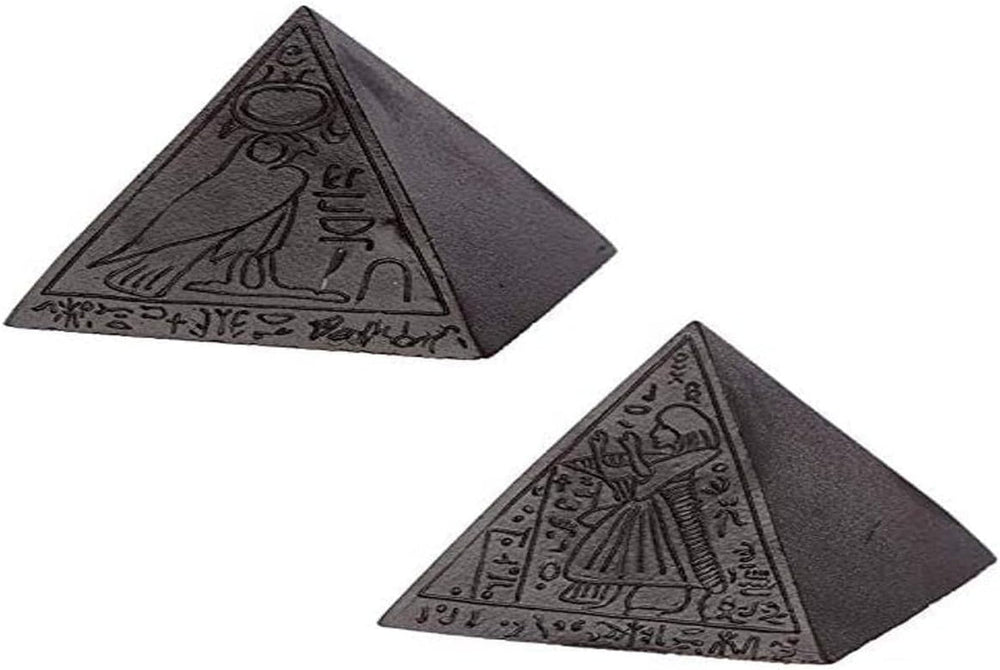 Naty Shop Boîte à Bijoux en Or égyptien Sarcophage de Toutankhamon avec Statuettes et Sculptures de Momie ES45 Naty Shop Ornement Pyramide égyptienne Noire