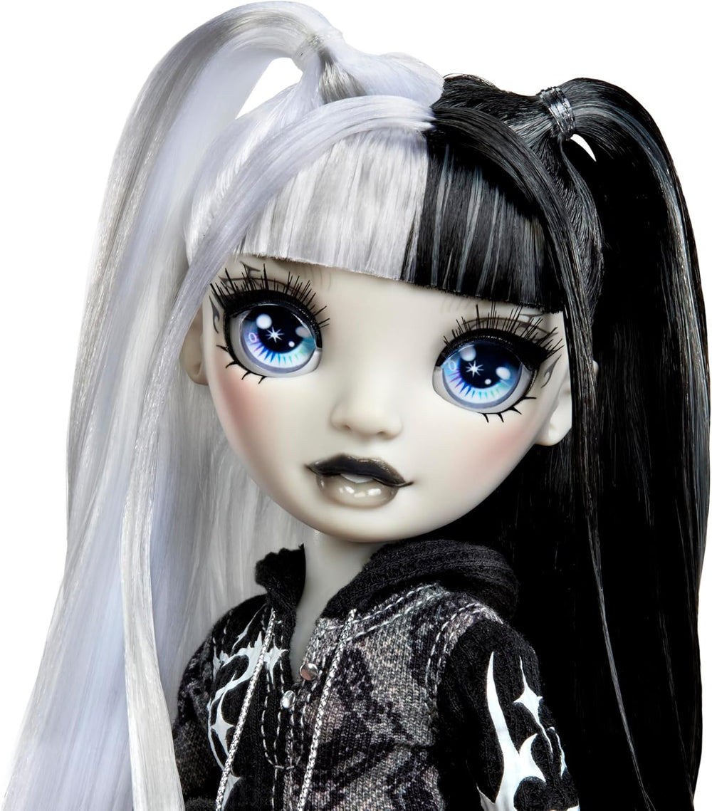 Girls Night Rainbow High Shadow High - Heather Grayson - Poupée mannequin de 28 cm dans les tons de gris, cheveux noirs et blancs et tenue avec accessoires et peigne - Pour les collectionneurs et les enfants à partir de 6 ans