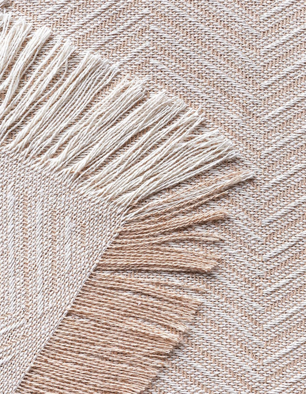 Todocama couvre-lit multifonctionnel, couvre-lit, couvre-lit, housse de canapé, jarapas, motif à chevrons (230 X 260 Cm, beige sable). Lits et couvertures Besuche den Todocama-Store