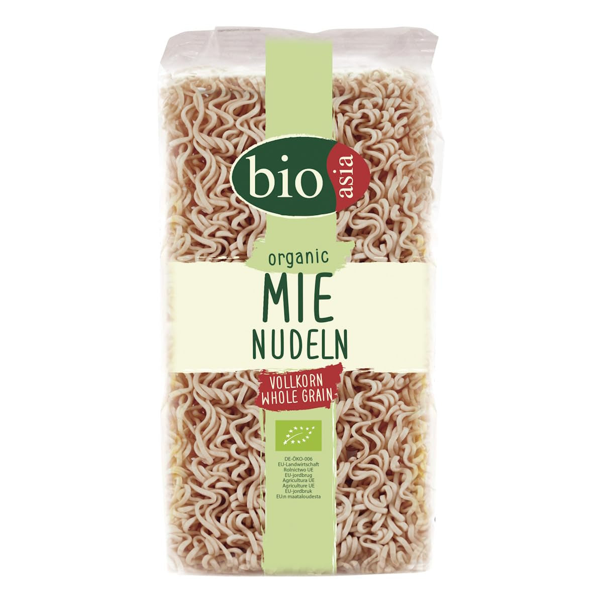 BIOASIA Bio Mie Noodles, à base de grains entiers, rapides et faciles à préparer (1 x 250 g)
