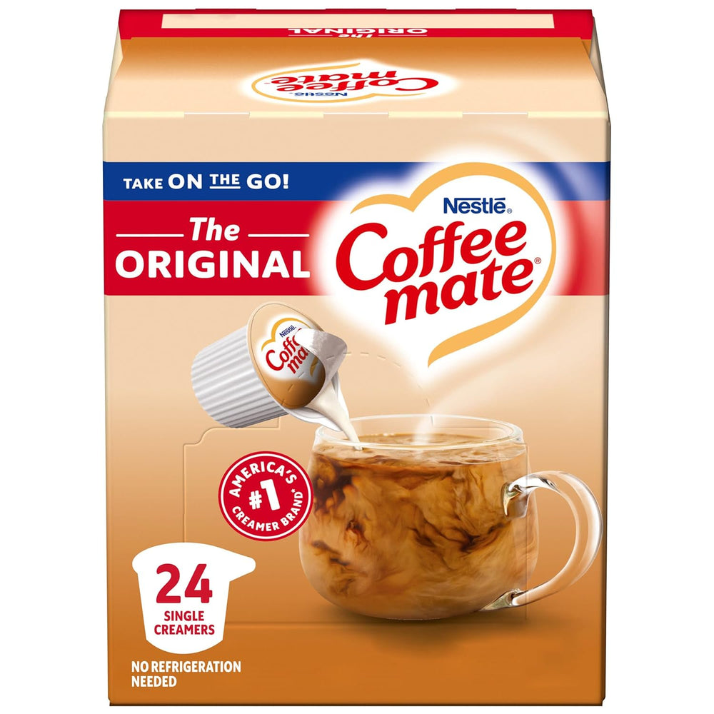 Nestlé Coffee-Mate Original Flüssige Kaffeesahne (24x11ml) Importation américaine !