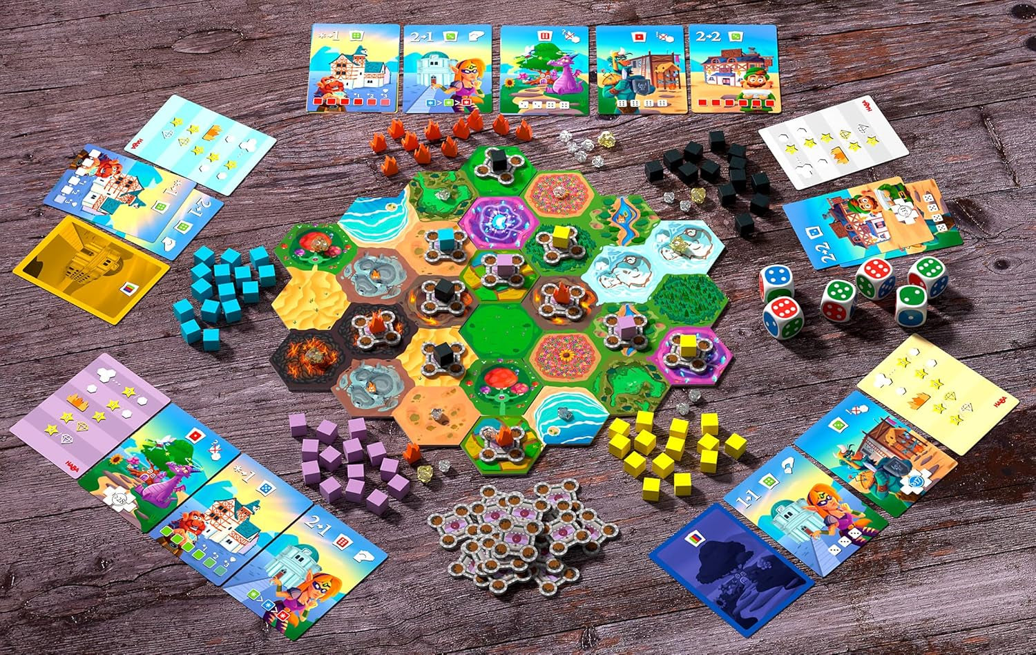 HABA 306400 - Dice King - Jeu de société, jeux de dés pour enfants à partir de 8 ans, fabriqué en Allemagne