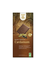 Cardamome bio, 38% de cacao, paquet de 100 g