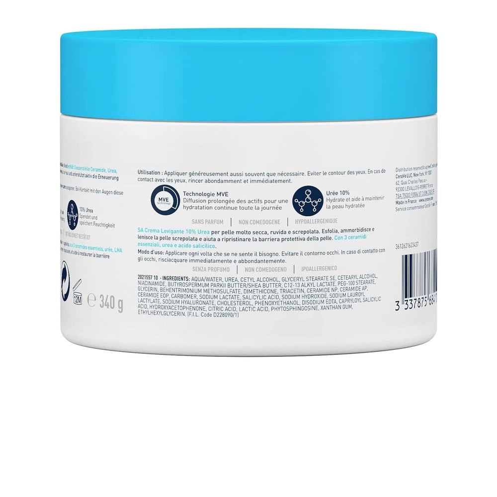 Crème Cerave pour peaux sèches, rugueuses et inégales Cosmétiques et Beauté Naty Shop