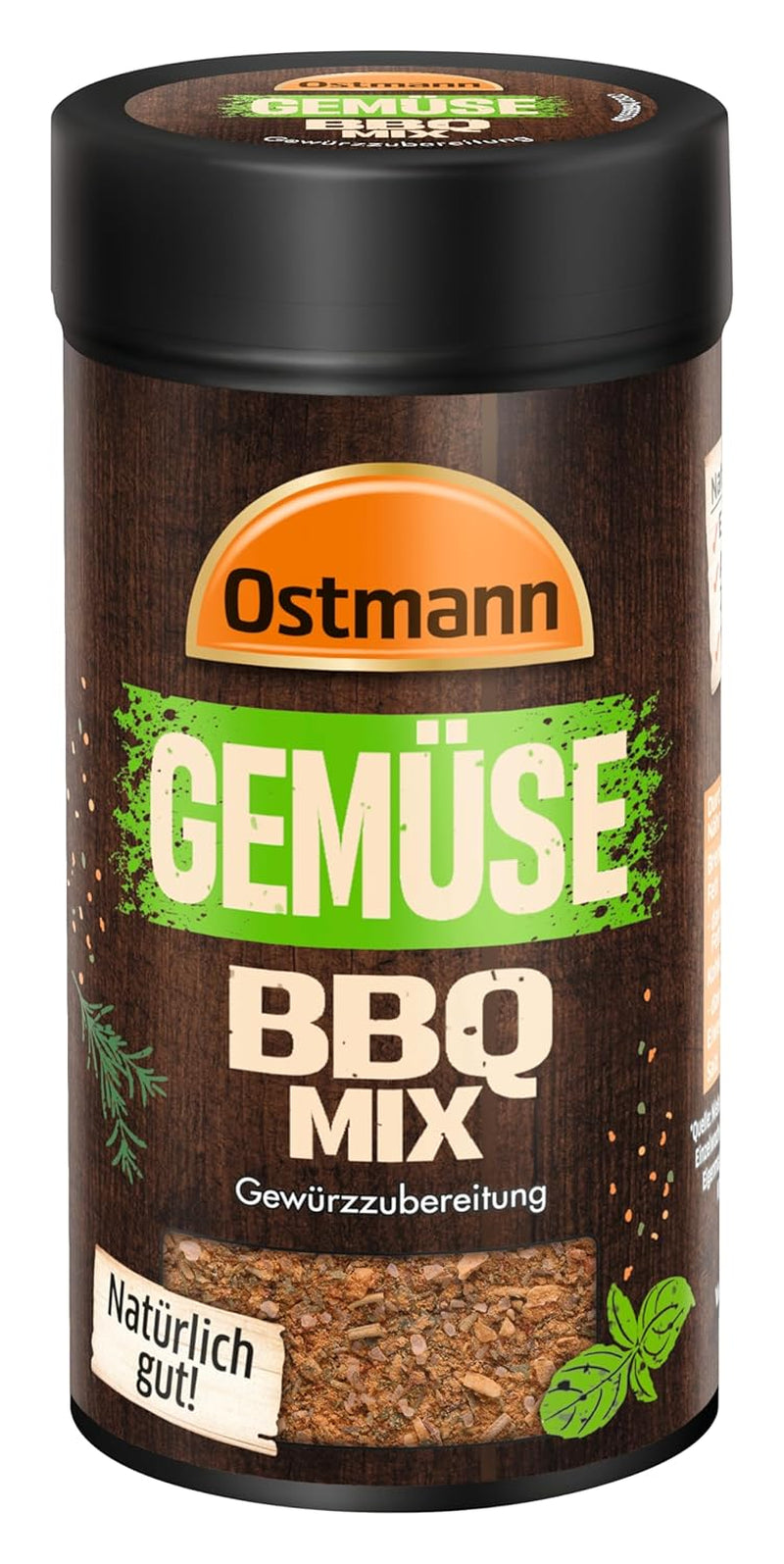 Ostmann Gewürze - Mélange BBQ Gemüse | Gewürzzubereitung für Gemüse | Note méditerranéenne pour les grillades, le tofu et Co. | 120 g dans une passoire