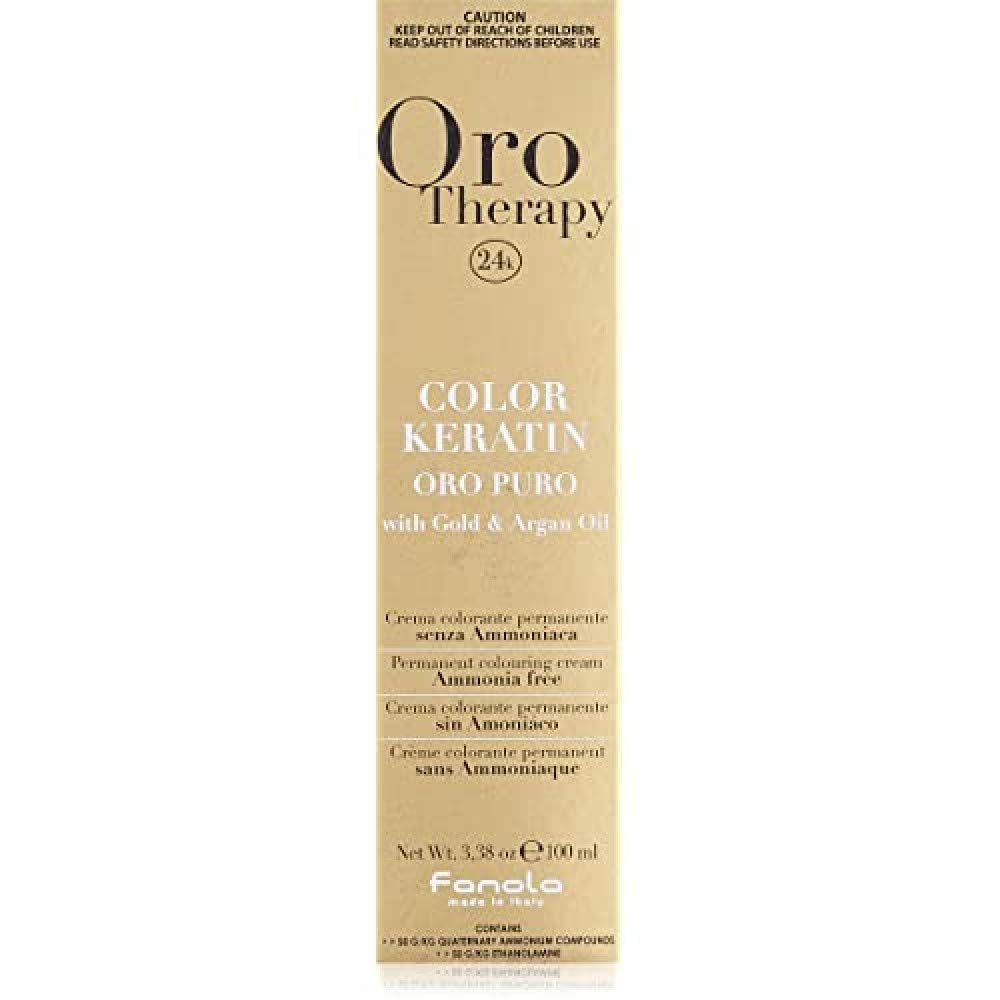 Fanola Oro Therapy Color Keratin 5.0 100ml Teinture capillaire Naty Shop 11.1 Super Blonde Platinum Ash