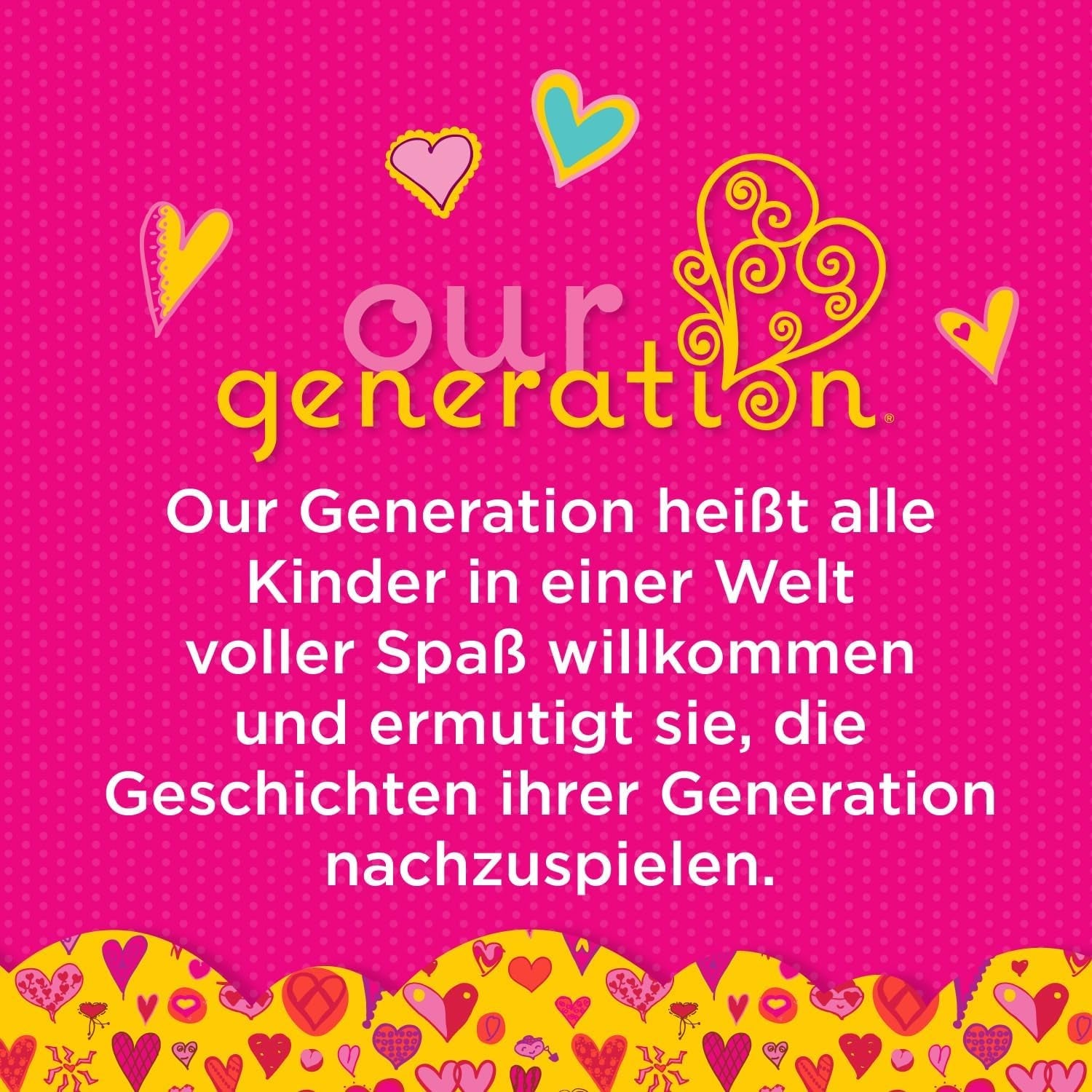 Our Generation - Reese - Bewegliche 46 cm-Puppe - Lebensechte braune Augen & langes braunes Haar - Handgepäck und Reisezubehör - Vorgetäuschtes Spiel - Spielzeug für Kinder ab 3 Jahren