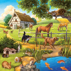 Ravensburger Puzzle pour enfants - 09265 Forêt/Zoo/Animaux - puzzle pour les enfants de plus de 5 ans, avec 3X49 pièces Puzzle Naty Shop