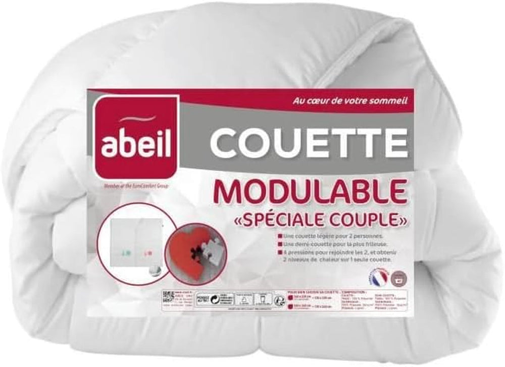 Abeil Couette Modulable Spécial Couple 220 X 240 Cm Couettes et couettes Naty Shop Titre par défaut