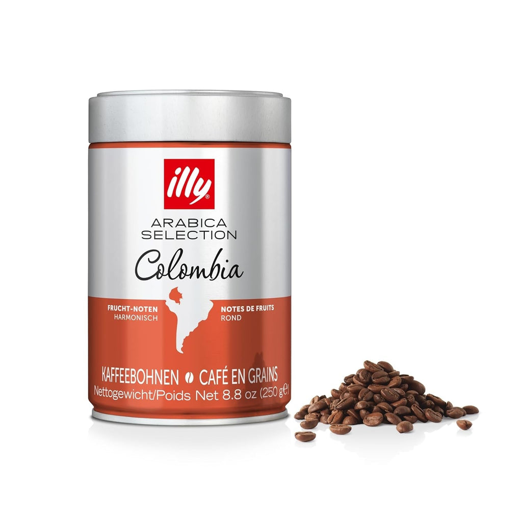 Cafea Illy, boabe de cafea Classico, prăjire clasică Cafea Naty Shop 250 grame Colombia