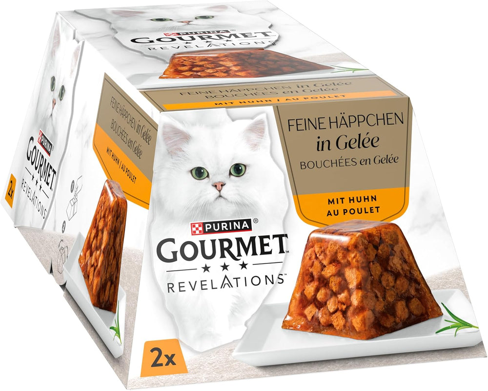 Révélations, Katzenfutter nass in Gelée, mit Huhn, 24er Pack (24 x 57g)