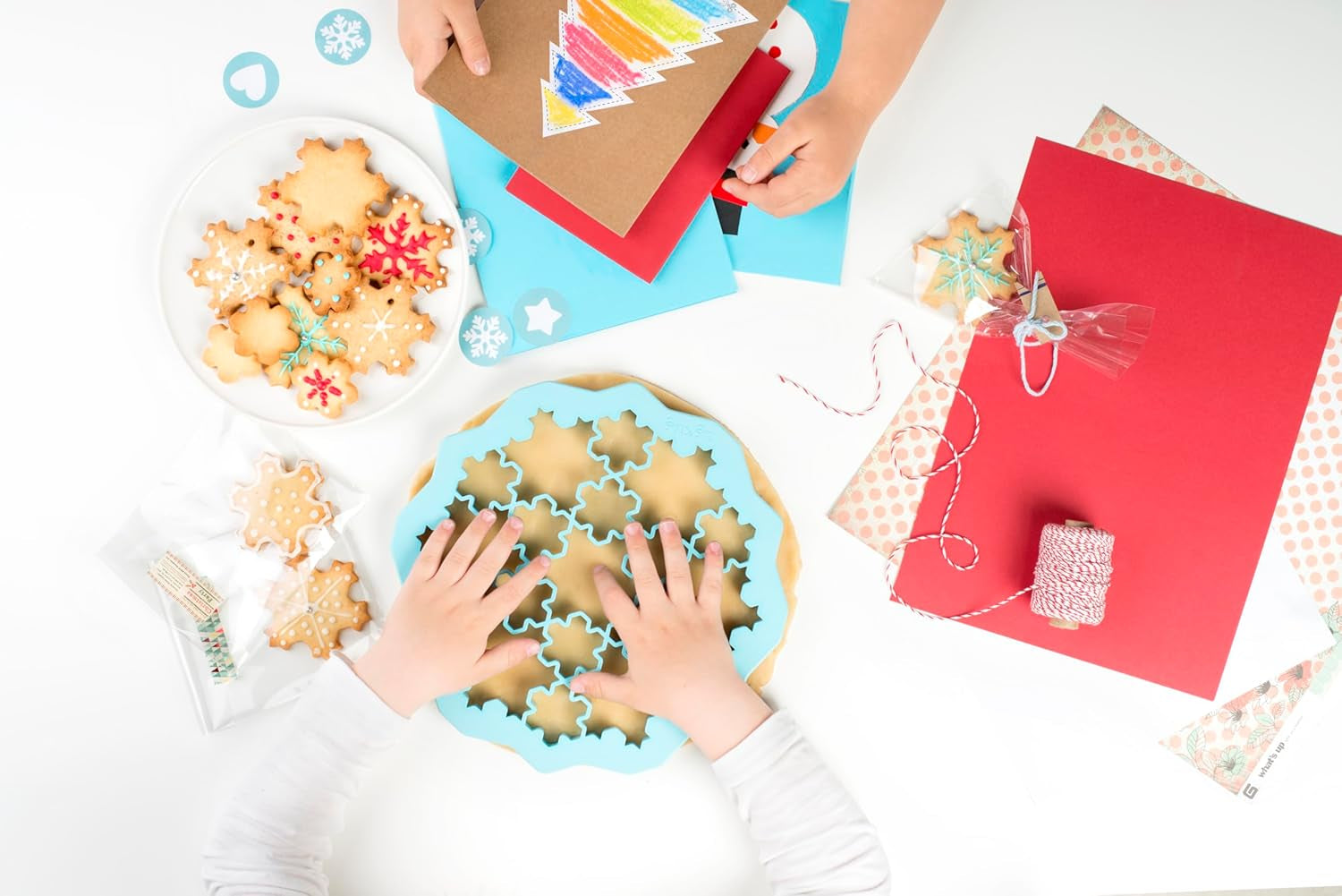 Boîte à biscuits Lékué, bleue, 24,3 cm, colorée
