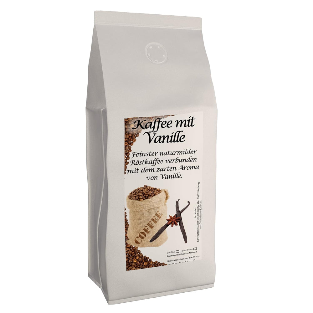 Café aromatisé Vanille, 500 g, Ganze Bohne