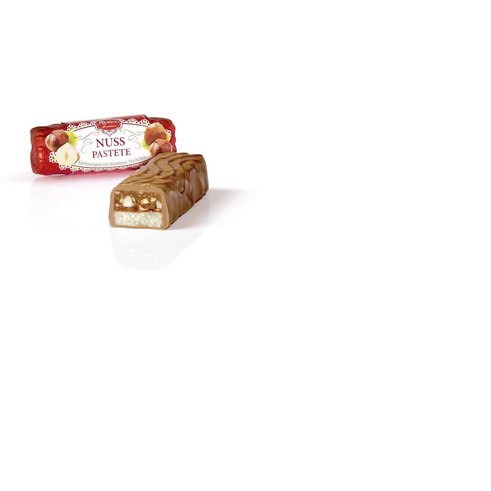 Reber Bites Tarte au Chocolat et aux Truffes, truffes au brandy sur nougat crémeux, enrobées de délicat chocolat au lait alpin, 40g (1 pièce)