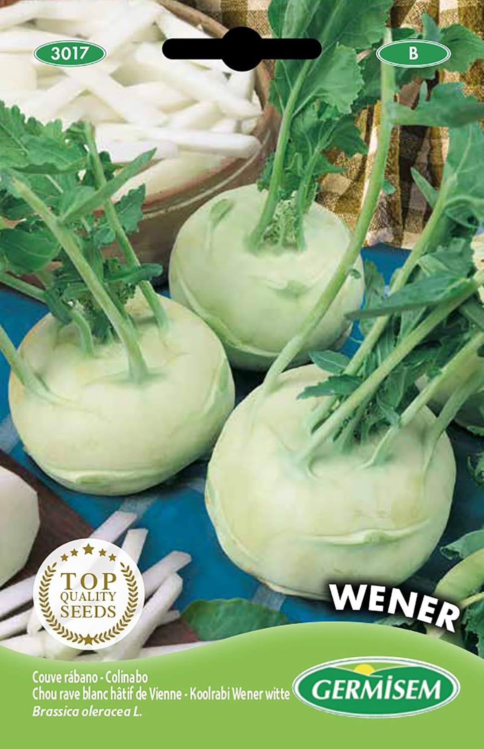 Kohlrabi DELIKATESS, Mehrfarbig, EC3029 & Kohlrabi WENER WHITE EC3017 Mehrfarbig