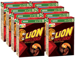 Céréales Churro triples croquantes pour petit-déjeuner, chocolat au lait et caramel salé, teneur en grains entiers 36%, paquet de 8 (8x300g)