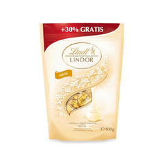 Lindt chocolat LINDOR boules blanches, 400 grammes, 30 boules Bonbons au chocolat Naty Shop 400 grammes
