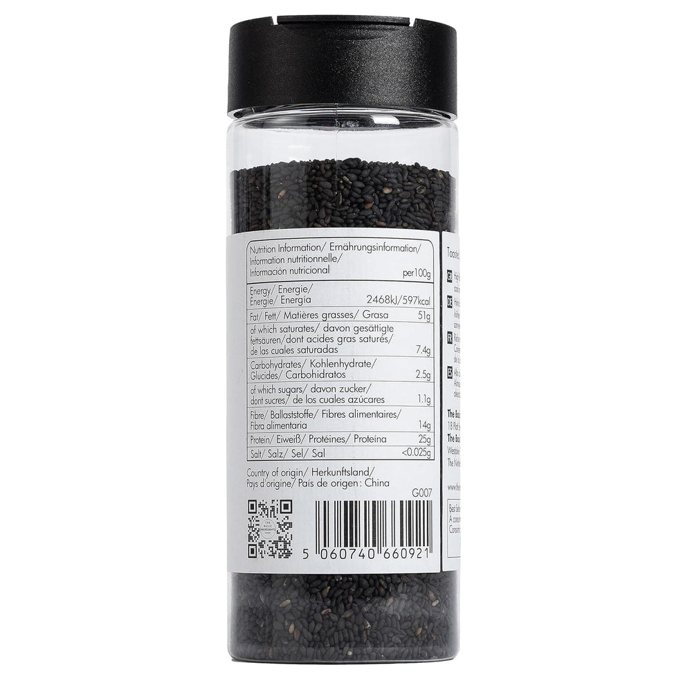 - Gerösteter schwarzer Sesam 150g | Ballaststoffreich | Proteinquelle | vegan | Reiches Aroma | Antioxidantien | Einfach streuen