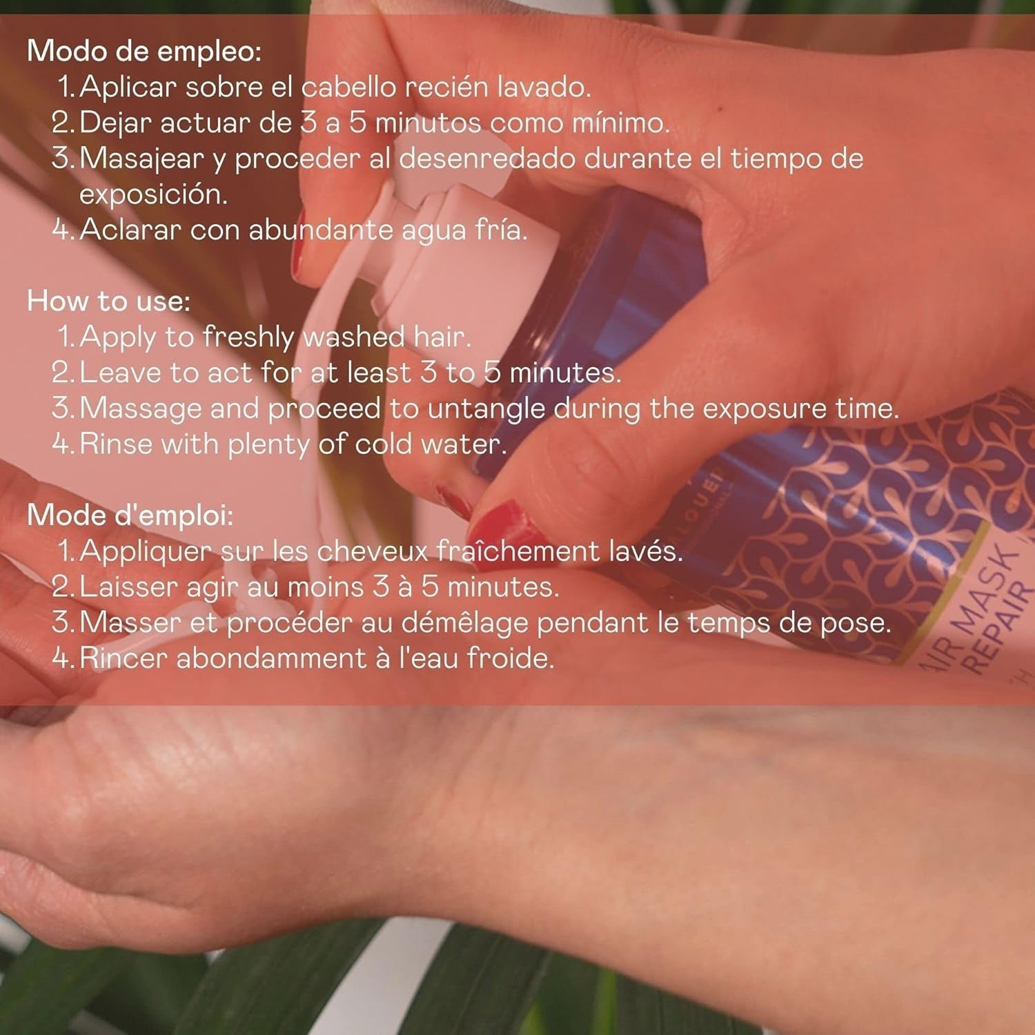 Valquer Profesional Ice Hair Mask Colour and Shine - Pentru păr vopsit, 1000 ml Masca de par Naty Shop