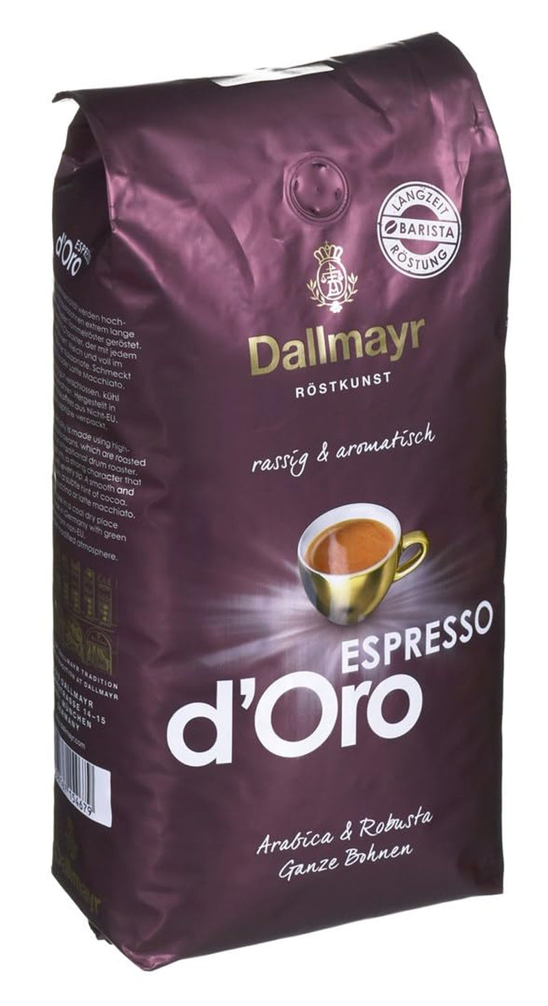 Espresso d'Oro en grains entiers 8x 1000g (8000g) - café fortement aromatisé