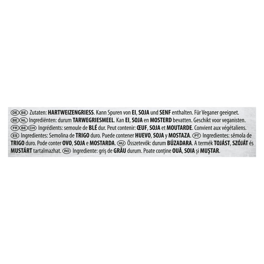 Lasagne Grandi Knorr 1/2 format Gastronorm - feuilles de pâte ondulées pour pâtes - grand paquet, 5000 g