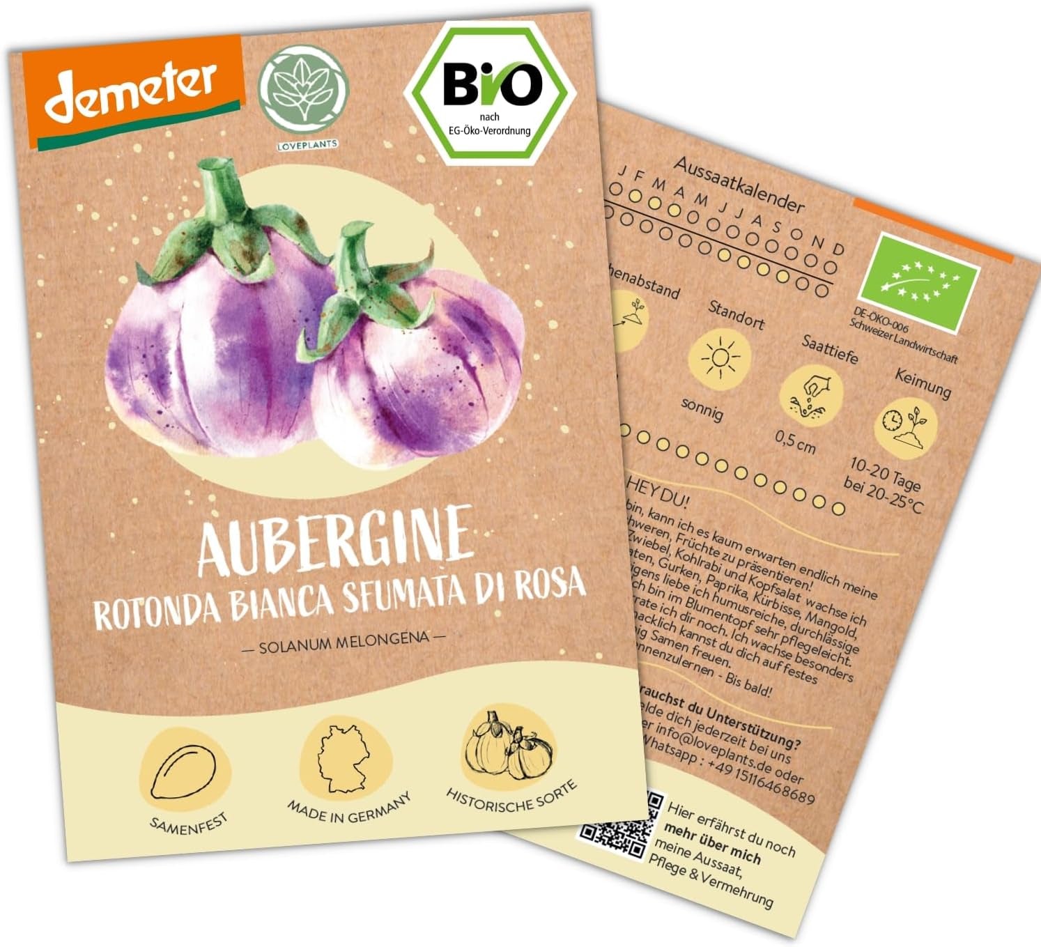 Mini graines de concombre mexicaines biologiques, 10 graines de concombre, taux de germination élevé, certifiées Demeter et pollinisation ouverte | LOVEPLANTS Graines de légumes pour lit surélevé de jardin de balcon - Variétés de légumes d'héritage