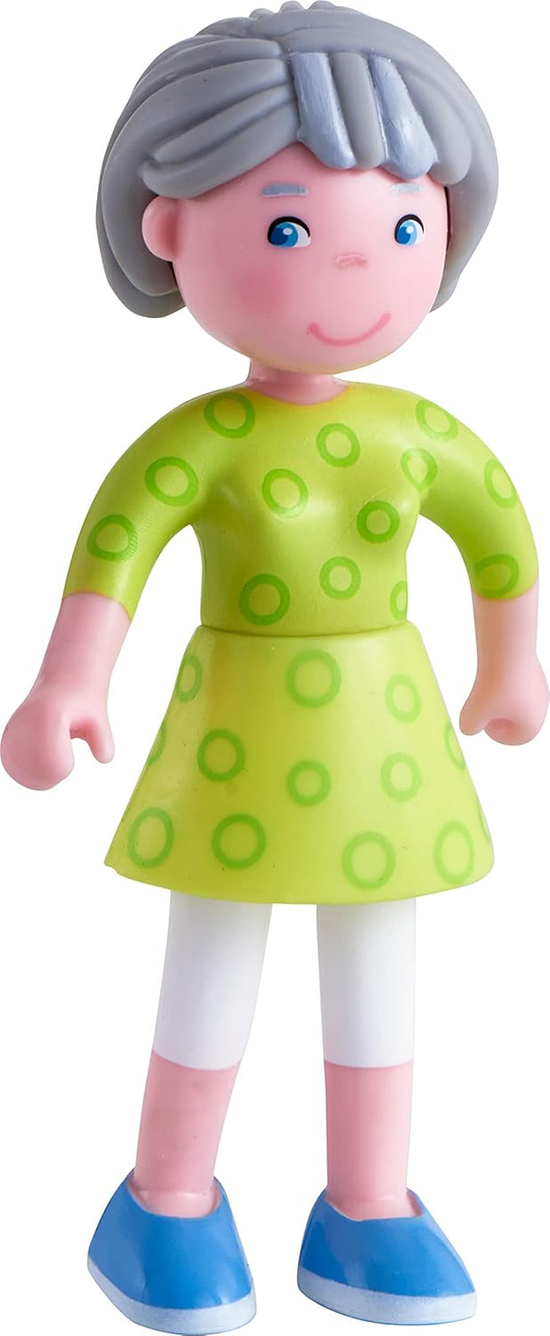 HABA 306147 - Coffret de jeu Little Friends Grands-parents, poupées flexibles et animaux à partir de 3 ans, multicolore