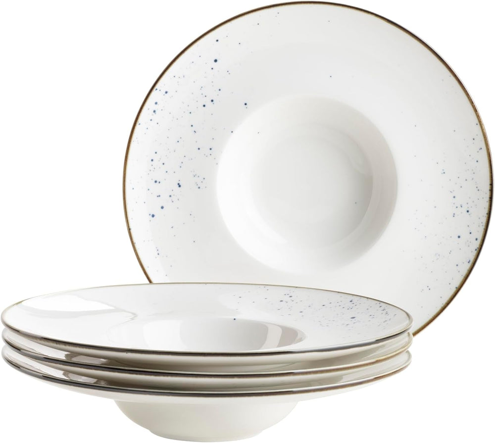 MÄSER Série Pintar, Service de table de haute qualité pour 4 personnes, service combiné de 16 pièces Services de table Naty Shop Blue Gourmet set d'assiettes