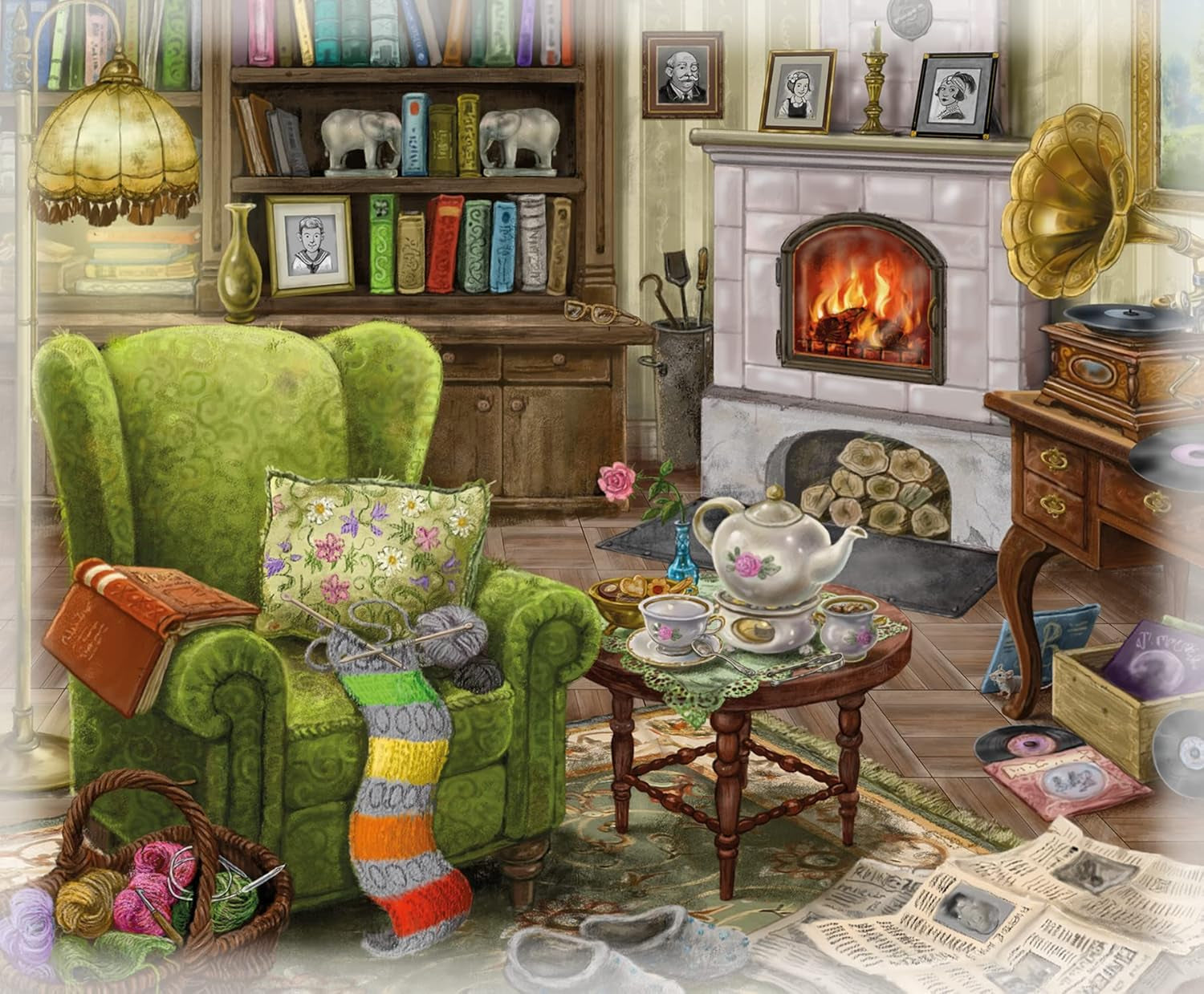 Ravensburger EXIT Puzzle - Le Manoir Fantôme - Puzzle 6X 99 pièces pour les adultes et les enfants amateurs de puzzles âgés de 10 ans et plus Puzzle Naty Shop