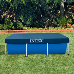 Intex 28038 - Bâche pour piscines hors sol rectangulaires, PVC, bleue, 300x200 cm