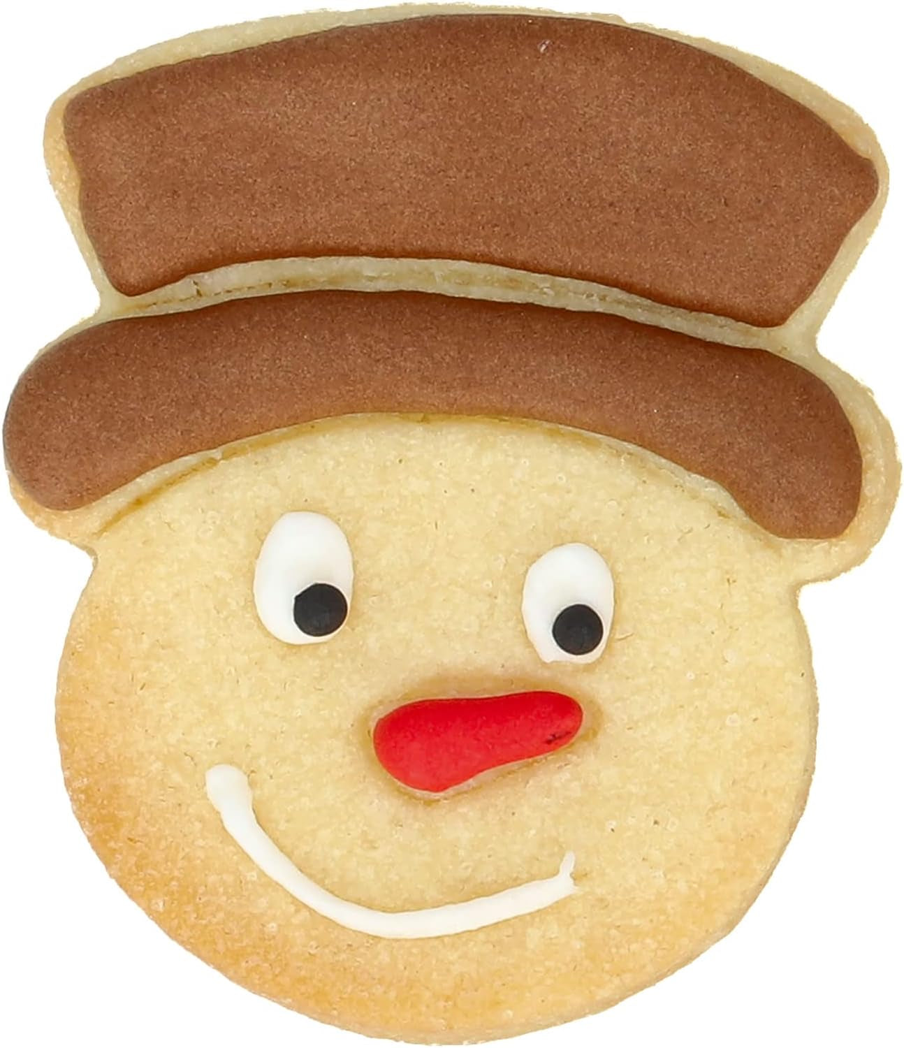 Birkmann Emporte-pièce bonhomme de neige, pour couper et décorer des biscuits, pâte d'amande et fondant, acier inoxydable, passe au lave-vaisselle, 6 cm