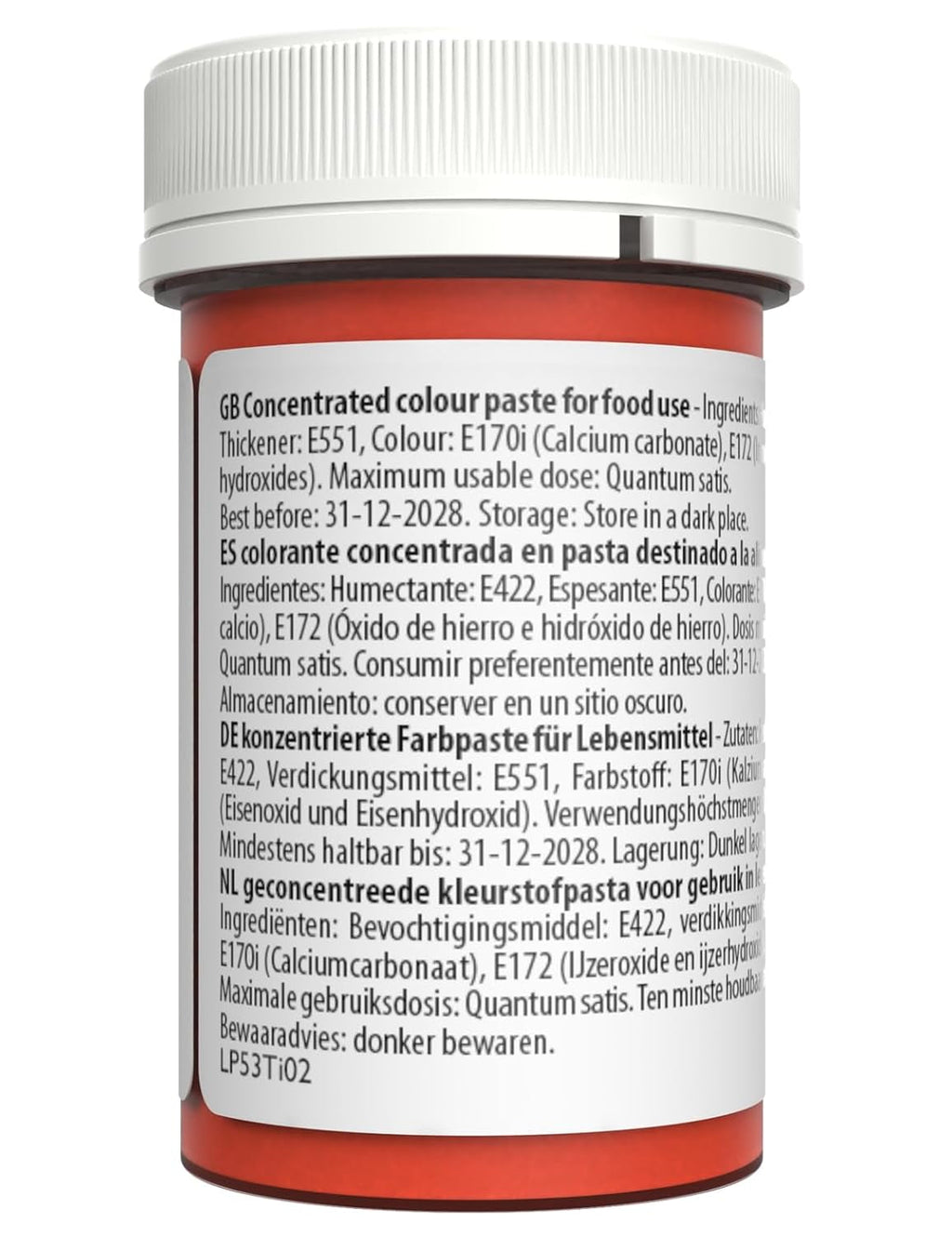 Pastă de colorant alimentar Sugarflair Pastel Pink Honey - Foarte concentrată pentru utilizare cu cremă de unt, pastă de zahăr, glazură regală sau amestecuri pentru prăjituri, colorant alimentar vibrant - 25 g