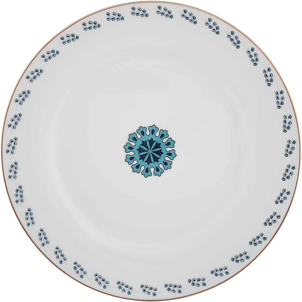 Service à dessert Karaca İznik pour 6 personnes, 18 pièces - vaisselle élégante pour de délicieux desserts