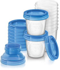 Philips Avent Austellungssystem Für Muttermilch, Becher Inklusive Deckel, Adaptateur (Modèle SCF618/10) Accessoires Alimentation et allaitement Bebe Naty Shop