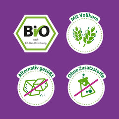 FRECHE FREUNDE Muesli de petit-déjeuner bio Mélange de muesli croquant aux baies d'Edda pour écoliers avec fraises lyophilisées Vegan 6 Pack (6 x 280g)