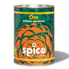 Becks Cocoa Om Masala Chai Tea Bio - Thé noir indien aux épices traditionnelles telles que la cannelle, la cardamome et le gingembre - Parfait pour le Chai Latte, 300g