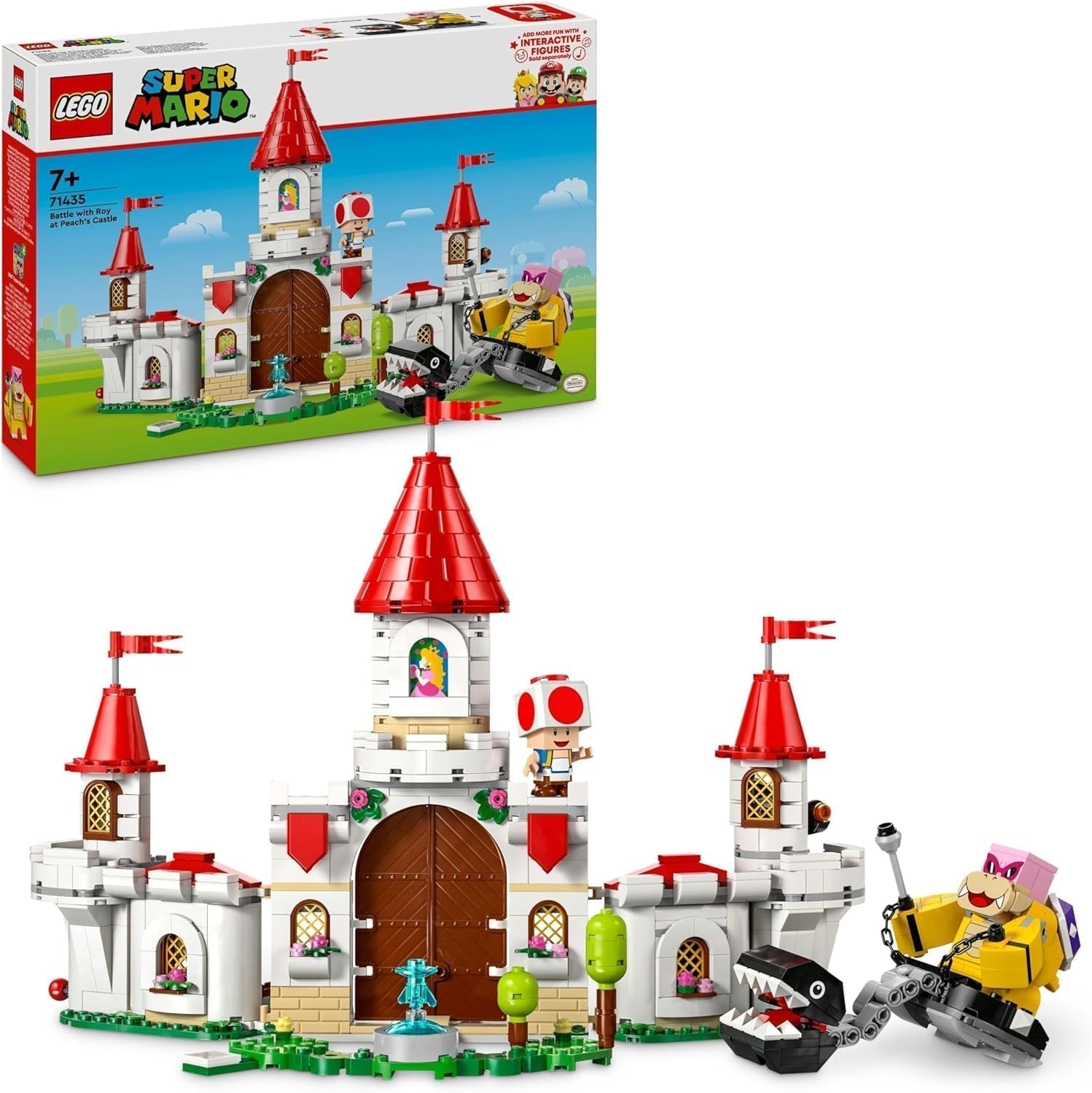 LEGO Super Mario Roy's Battle at the Mushroom Palace - Ensemble d'aventure avec personnages Nintendo Cadeau pour filles, garçons et joueurs de 7 ans 71435 Ensembles de construction Besuche den LEGO-Store Default Title