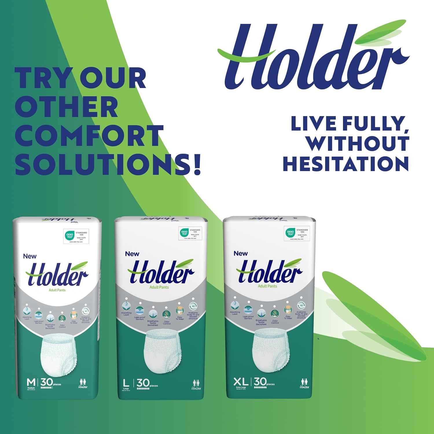 Couches jetables unisexes pour adultes, imperméables, absorbantes, élastiques, respirantes, super absorbantes, double couche, indicateur d'humidité, protection dermatologique 5 étoiles, moyen