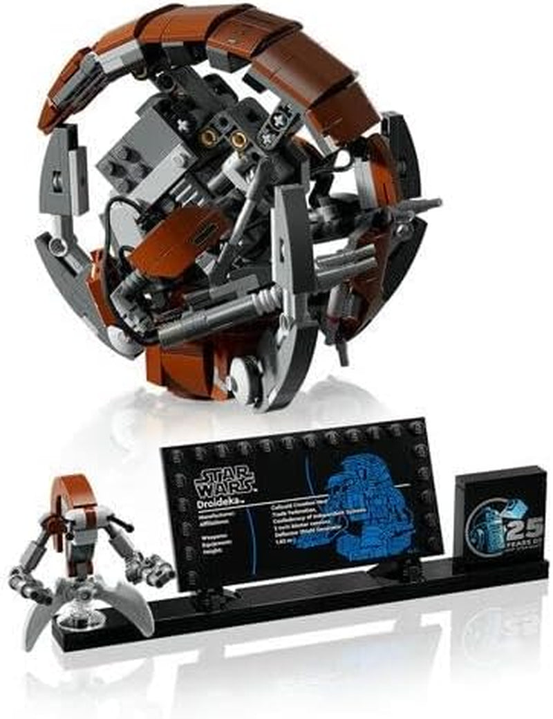 LEGO Star Wars Droideka Set, Kit de modèle de droïde pour adultes, décoration de bureau, objet de collection, idée cadeau pour hommes et femmes 75381 Ensembles de construction Besuche den LEGO-Store