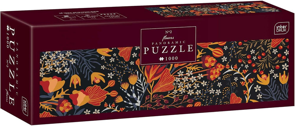 Fleurs n°1 - puzzle panoramique de 1000 pièces pour adultes Puzzle Naty Shop Fleurs n°1. 2