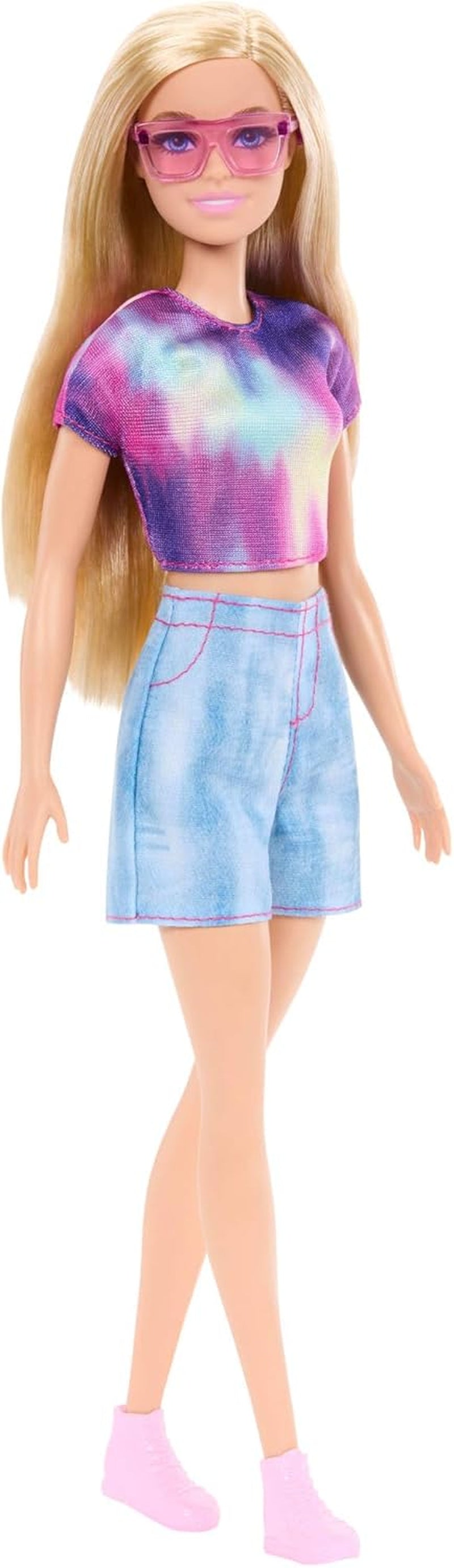 Barbie Mysteries : poupée Malibu Beach Detectives avec tenue et accessoires emblématiques, dont des lunettes de soleil, JFV63