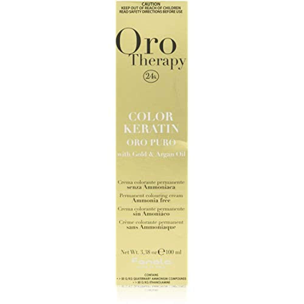 Fanola Oro Therapy Color Keratin 5.0 100ml Teinture capillaire Naty Shop 8.13 Blond clair beige