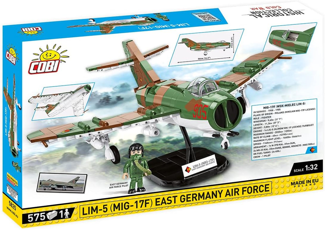 Cobi 5825 Lim-5 ( MiG-17F ) East Germany Air Force